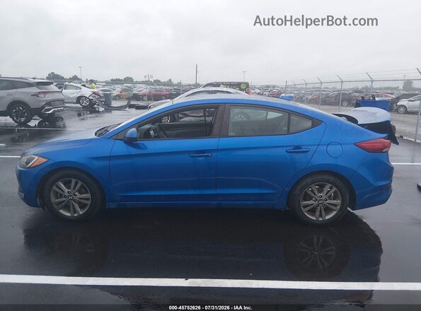 5NPD84LF1JH306159 2018 HYUNDAI ELANTRA Blue Панорамний вид салону 360°