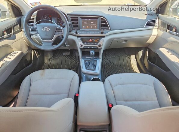 5NPD84LF1JH308025 2018 HYUNDAI ELANTRA Silver Առջևի վահանակի տեսք