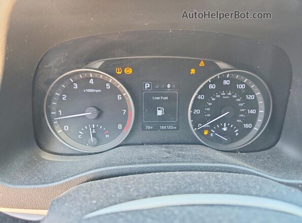5NPD84LF1JH308025 2018 HYUNDAI ELANTRA Silver Սարքավորումների վահանակի տեսք
