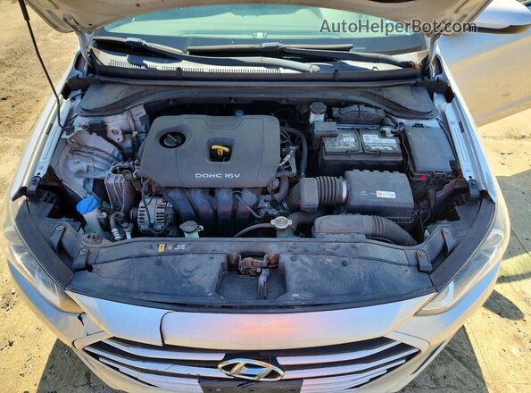5NPD84LF1JH308025 2018 HYUNDAI ELANTRA Silver Սալոնի հետևի տեսք