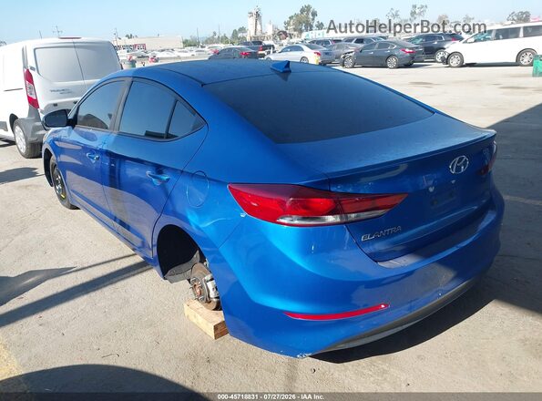 5NPD84LF1JH328680 2018 HYUNDAI ELANTRA Синий Задняя левая четверть