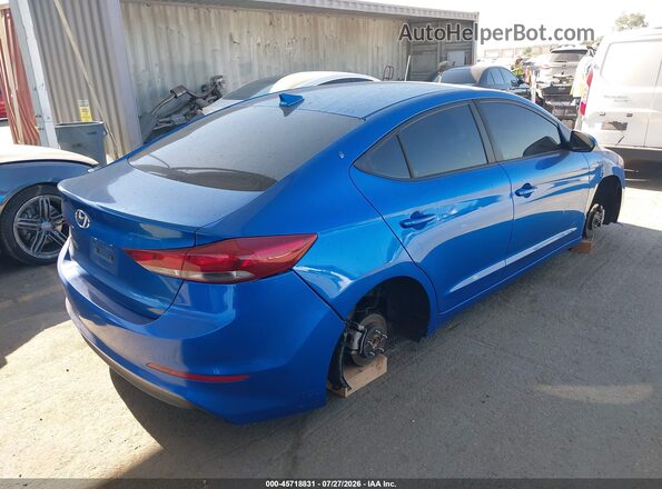 5NPD84LF1JH328680 2018 HYUNDAI ELANTRA Синий Задняя правая четверть