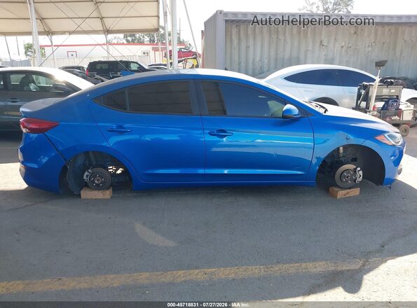 5NPD84LF1JH328680 2018 HYUNDAI ELANTRA Синий Панорамный вид салона 360°
