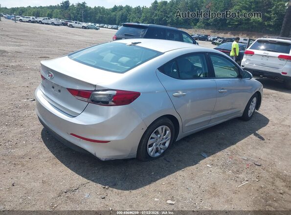 5NPD84LF1JH335144 2018 HYUNDAI ELANTRA Silver Rear right
