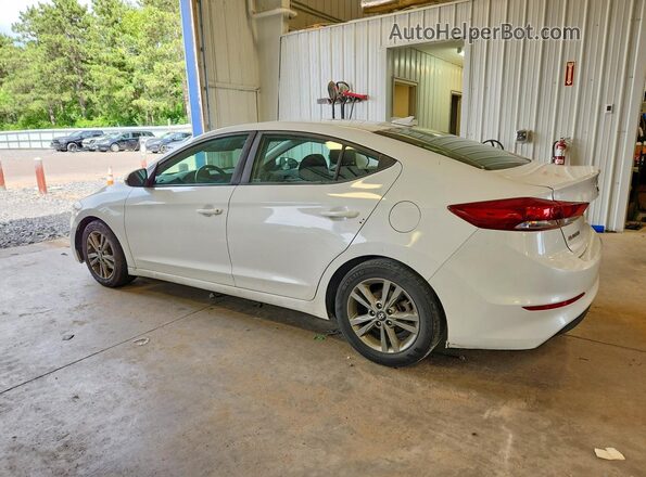 5NPD84LF1JH356625 2018 HYUNDAI ELANTRA White უკანა მარცხენა