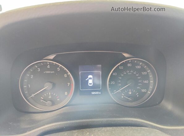5NPD84LF1JH356625 2018 HYUNDAI ELANTRA White ხელსაწყოთა პანელის ხედი