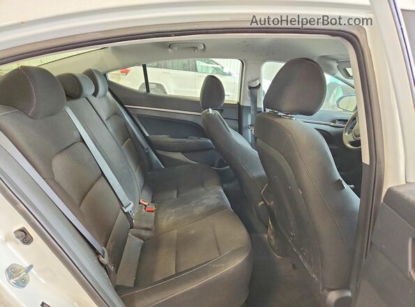 5NPD84LF1JH356625 2018 HYUNDAI ELANTRA White უკანა სავარძლების ხედი