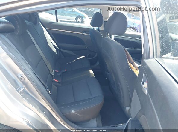 5NPD84LF1JH380374 2018 HYUNDAI ELANTRA Gray VIN sticker view