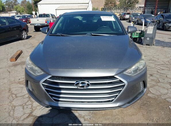 5NPD84LF1JH380374 2018 HYUNDAI ELANTRA Gray Instrument cluster view