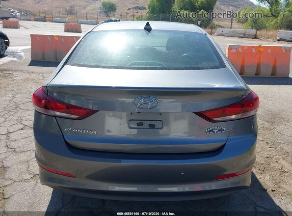5NPD84LF1JH380374 2018 HYUNDAI ELANTRA Gray 