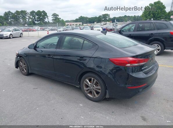 5NPD84LF1JH384098 2018 HYUNDAI ELANTRA Black უკანა მარცხენა