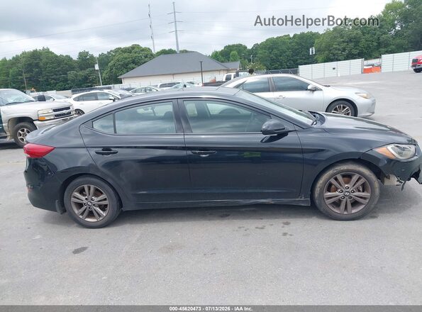 5NPD84LF1JH384098 2018 HYUNDAI ELANTRA Black უკანა სალონის ხედი