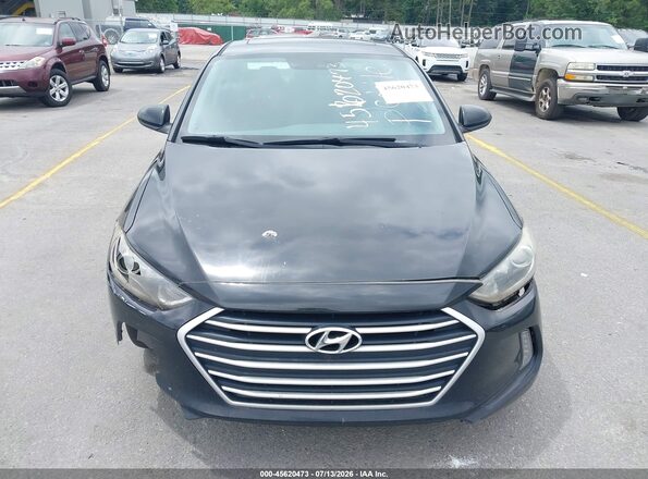 5NPD84LF1JH384098 2018 HYUNDAI ELANTRA Black ხელსაწყოთა პანელის ხედი