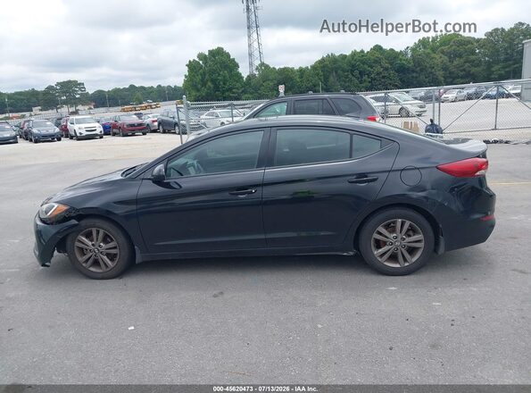 5NPD84LF1JH384098 2018 HYUNDAI ELANTRA Black სალონის 360-გრადუსიანი ხედი