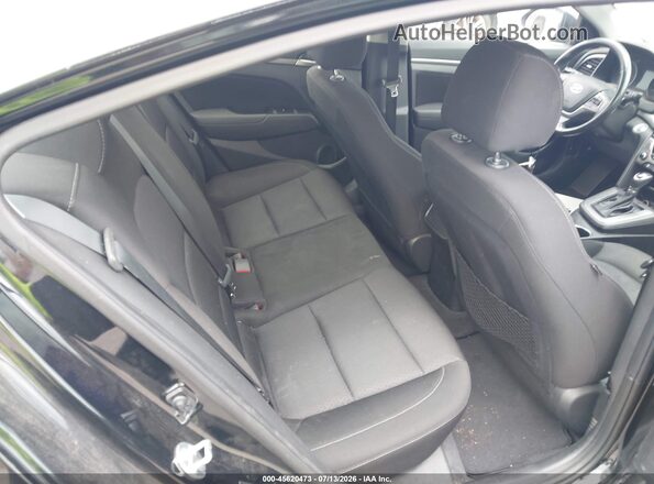 5NPD84LF1JH384098 2018 HYUNDAI ELANTRA Black VIN კოდის სტიკერის ხედი