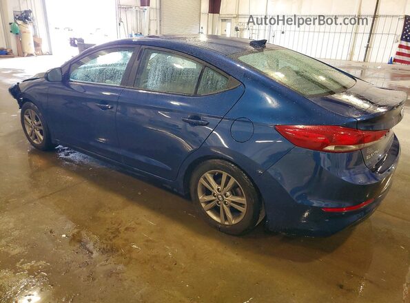 5NPD84LF1JH388183 2018 HYUNDAI ELANTRA Blue უკანა მარცხენა