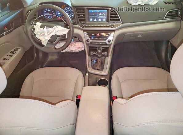5NPD84LF1JH388183 2018 HYUNDAI ELANTRA Blue წინა პანელის ხედი