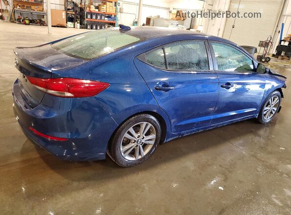 5NPD84LF1JH388183 2018 HYUNDAI ELANTRA Blue უკანა მარჯვენა