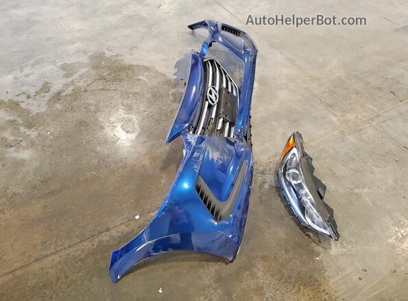 5NPD84LF1JH388183 2018 HYUNDAI ELANTRA Blue ძრავის განყოფილების ხედი