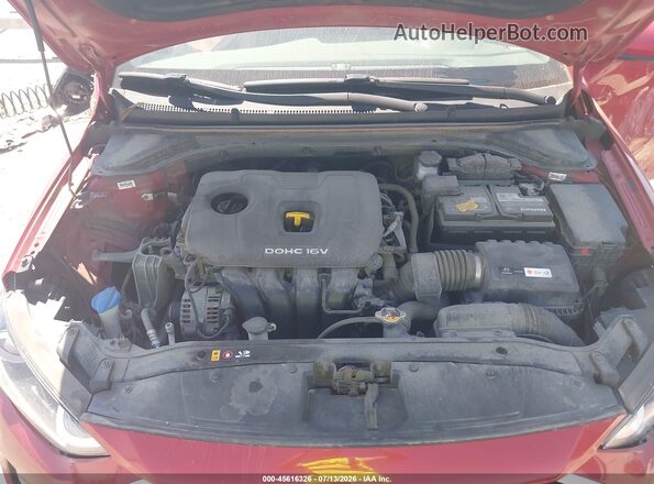 5NPD84LF1JH393366 2018 HYUNDAI ELANTRA Red Rear view