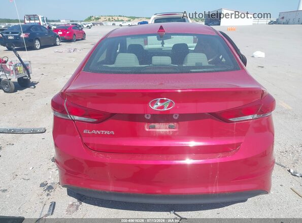 5NPD84LF1JH393366 2018 HYUNDAI ELANTRA Red 