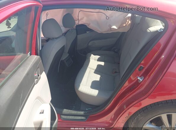 5NPD84LF1JH393366 2018 HYUNDAI ELANTRA Red VIN sticker view
