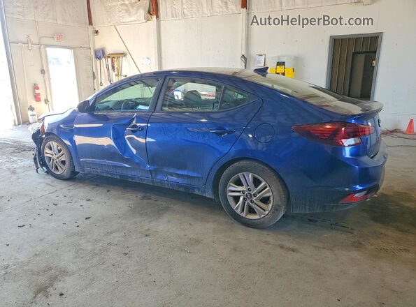 5NPD84LF1KH413116 2019 HYUNDAI ELANTRA Blue Задня ліва чверть