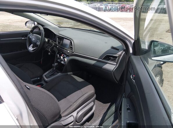 5NPD84LF1KH421099 2019 HYUNDAI ELANTRA Silver Вид салону спереду