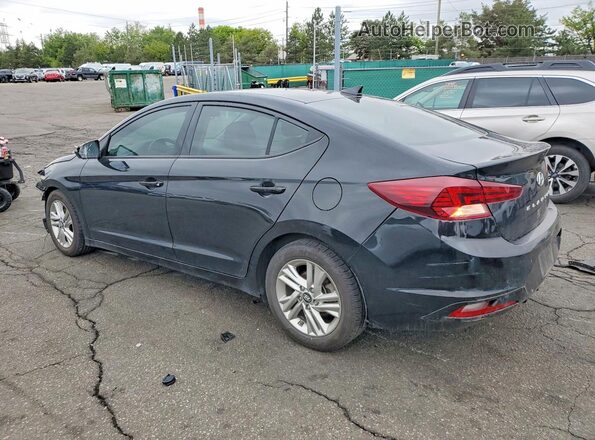 5NPD84LF1KH427601 2019 HYUNDAI ELANTRA Black Հետևի ձախ