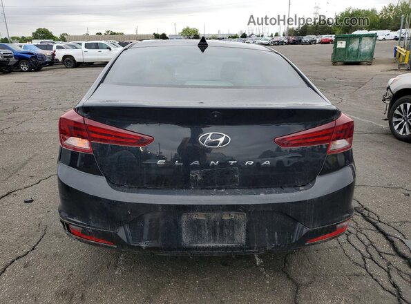5NPD84LF1KH427601 2019 HYUNDAI ELANTRA Black Հետևի տեսք