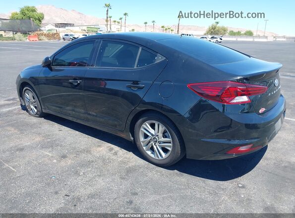 5NPD84LF1KH443149 2019 HYUNDAI ELANTRA Black Tył lewy