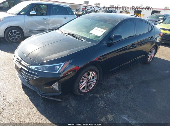 5NPD84LF1KH443149 2019 HYUNDAI ELANTRA Black Przód lewy