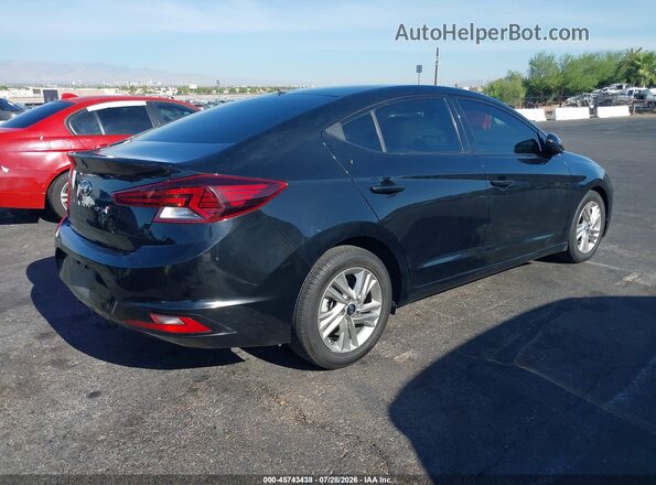 5NPD84LF1KH443149 2019 HYUNDAI ELANTRA Black Tył prawy