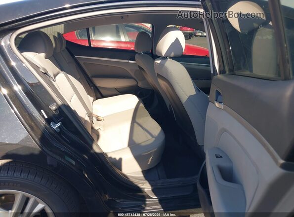 5NPD84LF1KH443149 2019 HYUNDAI ELANTRA Black Widok naklejki z numerem VIN