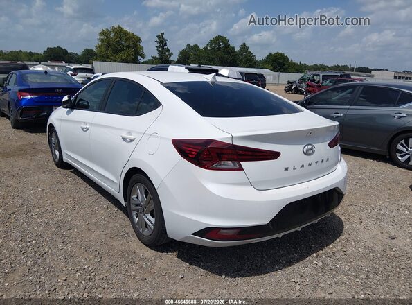 5NPD84LF1KH447377 2019 HYUNDAI ELANTRA White Задня ліва чверть