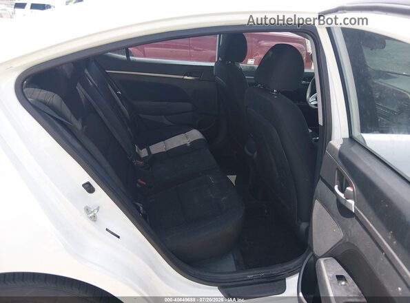 5NPD84LF1KH447377 2019 HYUNDAI ELANTRA White Вид наклейки з VIN-кодом
