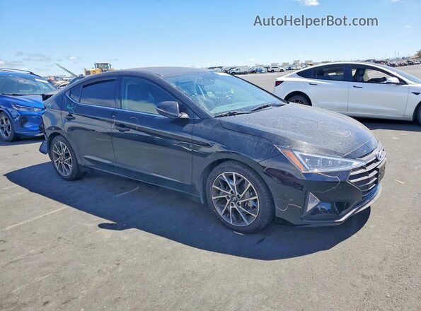 5NPD84LF1KH456144 2019 HYUNDAI ELANTRA Black Przód prawy