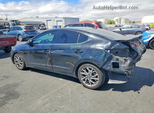 5NPD84LF1KH456144 2019 HYUNDAI ELANTRA Black Tył lewy