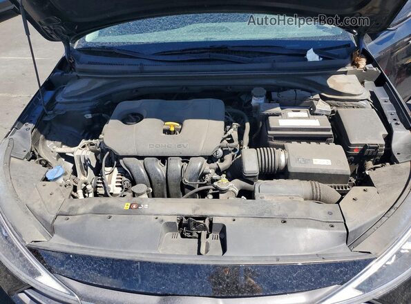 5NPD84LF1KH456144 2019 HYUNDAI ELANTRA Black Widok wnętrza z tyłu