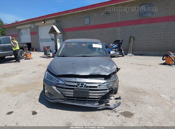 5NPD84LF1LH508020 2020 HYUNDAI ELANTRA Gray Սալոնի հետևի տեսք
