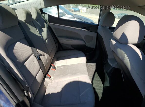 5NPD84LF1LH508924 2020 HYUNDAI ELANTRA Blue Widok tylnych siedzeń