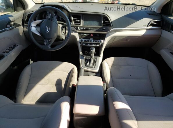5NPD84LF1LH508924 2020 HYUNDAI ELANTRA Blue Widok deski rozdzielczej