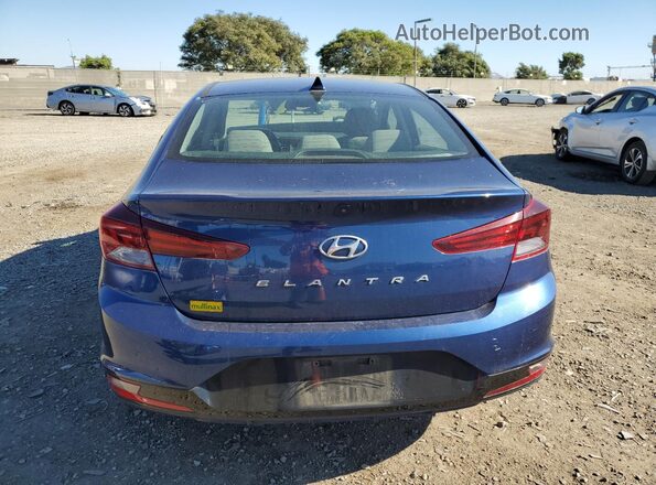5NPD84LF1LH508924 2020 HYUNDAI ELANTRA Blue Widok z tyłu