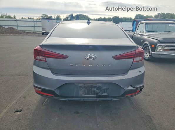 5NPD84LF1LH509863 2020 HYUNDAI ELANTRA Серый Вид сзади