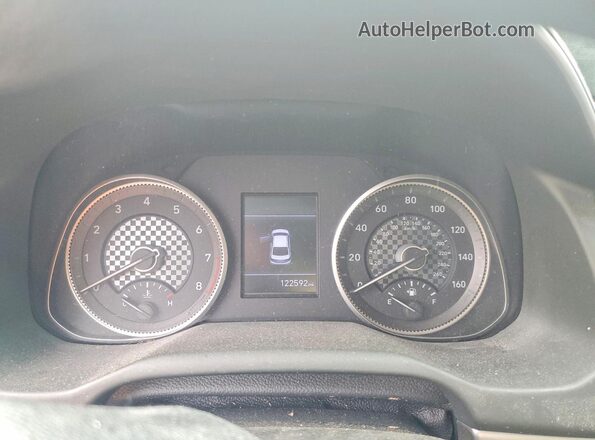 5NPD84LF1LH509863 2020 HYUNDAI ELANTRA Серый Вид щитка приборов
