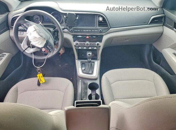 5NPD84LF1LH509863 2020 HYUNDAI ELANTRA Серый Вид панели приборов