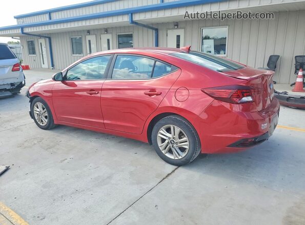 5NPD84LF1LH513184 2020 HYUNDAI ELANTRA Красный Задняя левая четверть