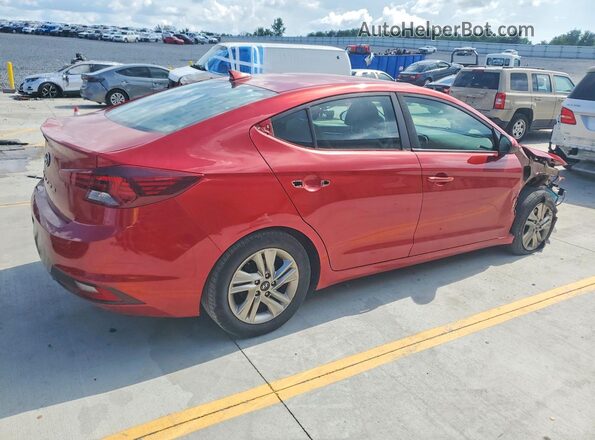 5NPD84LF1LH513184 2020 HYUNDAI ELANTRA Красный Задняя правая четверть
