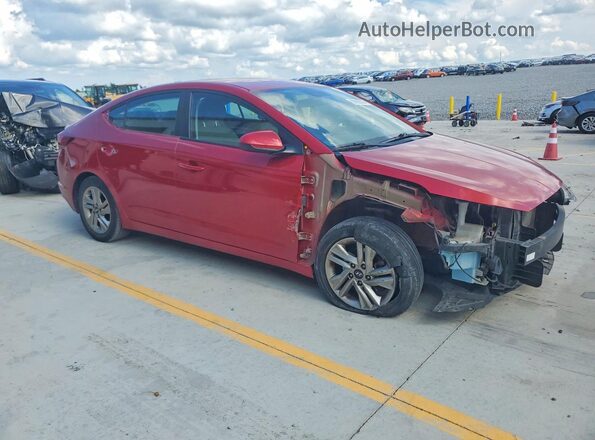 5NPD84LF1LH513184 2020 HYUNDAI ELANTRA Красный Передняя правая четверть