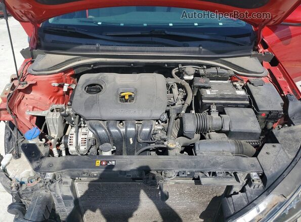 5NPD84LF1LH513184 2020 HYUNDAI ELANTRA Красный Вид задней части салона